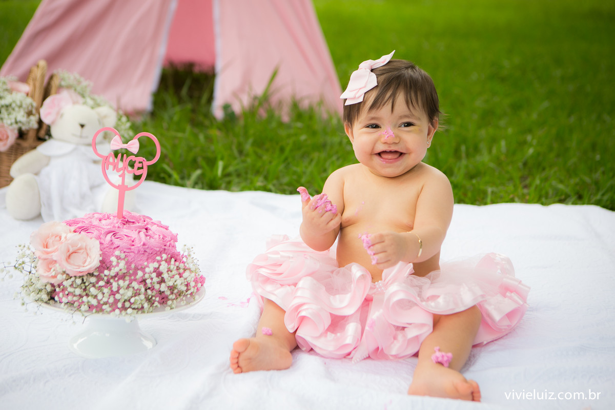 smah the cake com fotos de vivi e luiz fotografias em Brasília