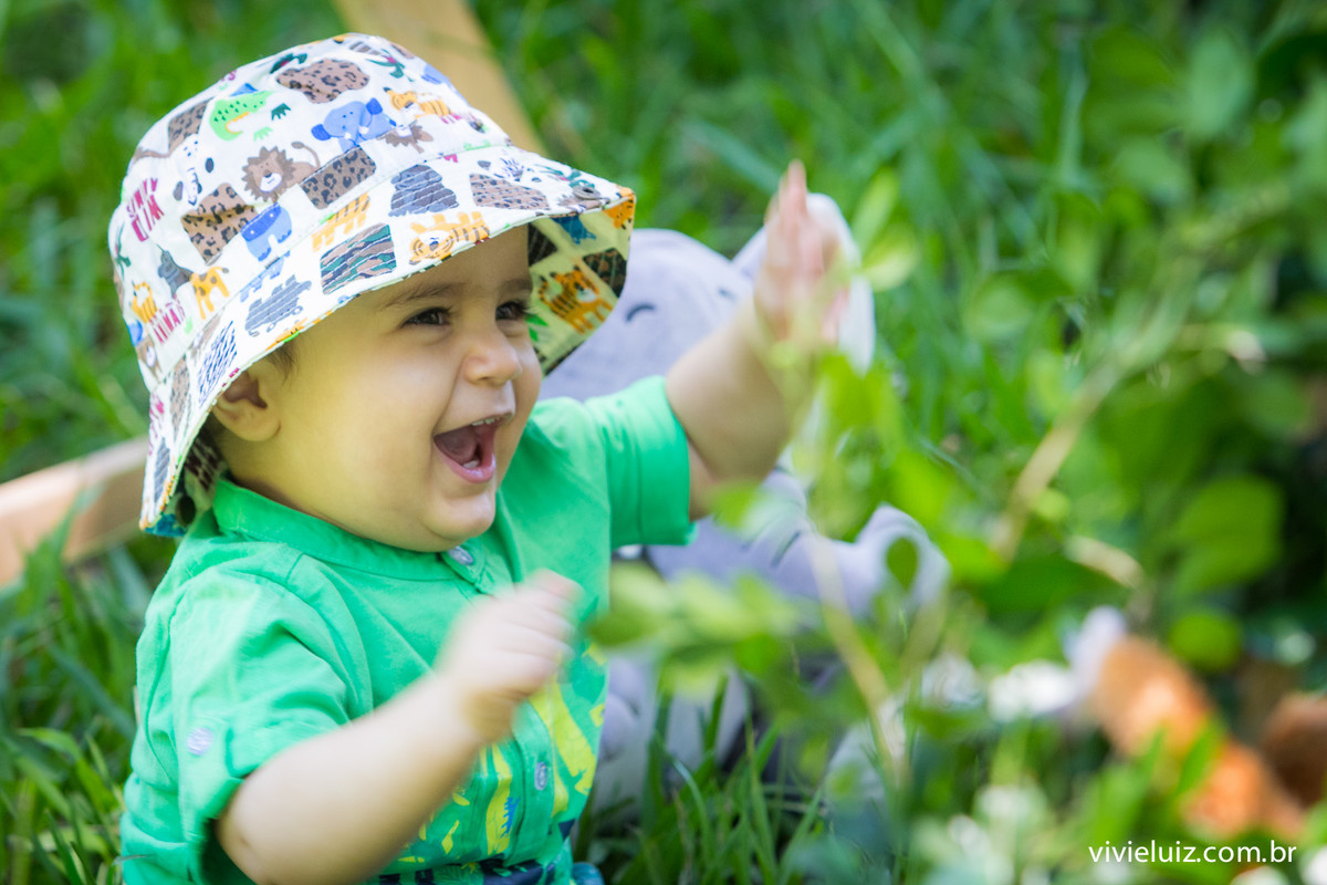Ensaio fotografico de 1 ano e familia por vivi e luiz fotografias em brasilia tema safari