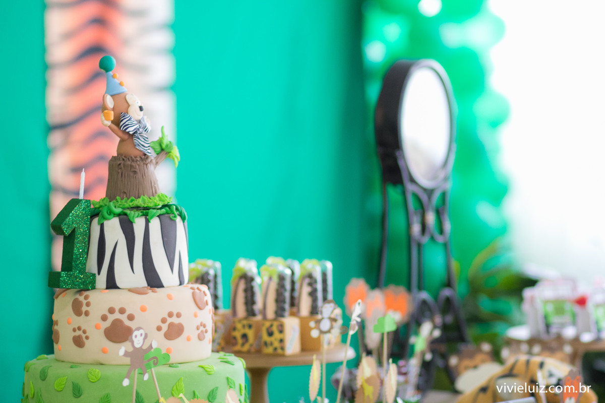 decoracao safari de festa infantil em brasilia com fotos da vivi e luiz fotografias no espaco cata-vento