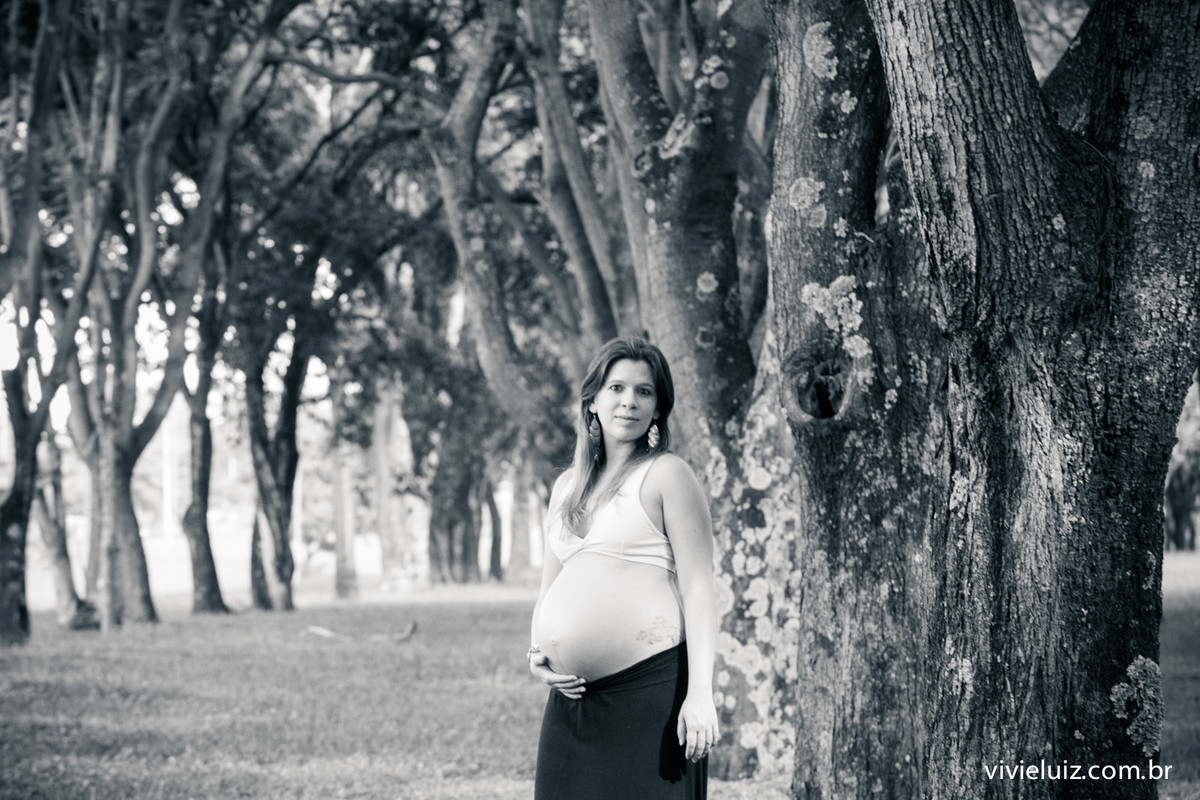fotos de gestante arvores por vivi e luiz fotografias