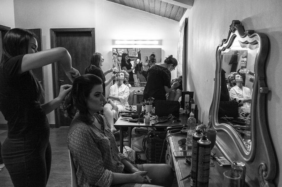 Making of da noiva e madrinhas