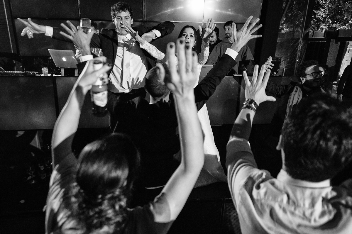 Bagunça do casamento na fazenda