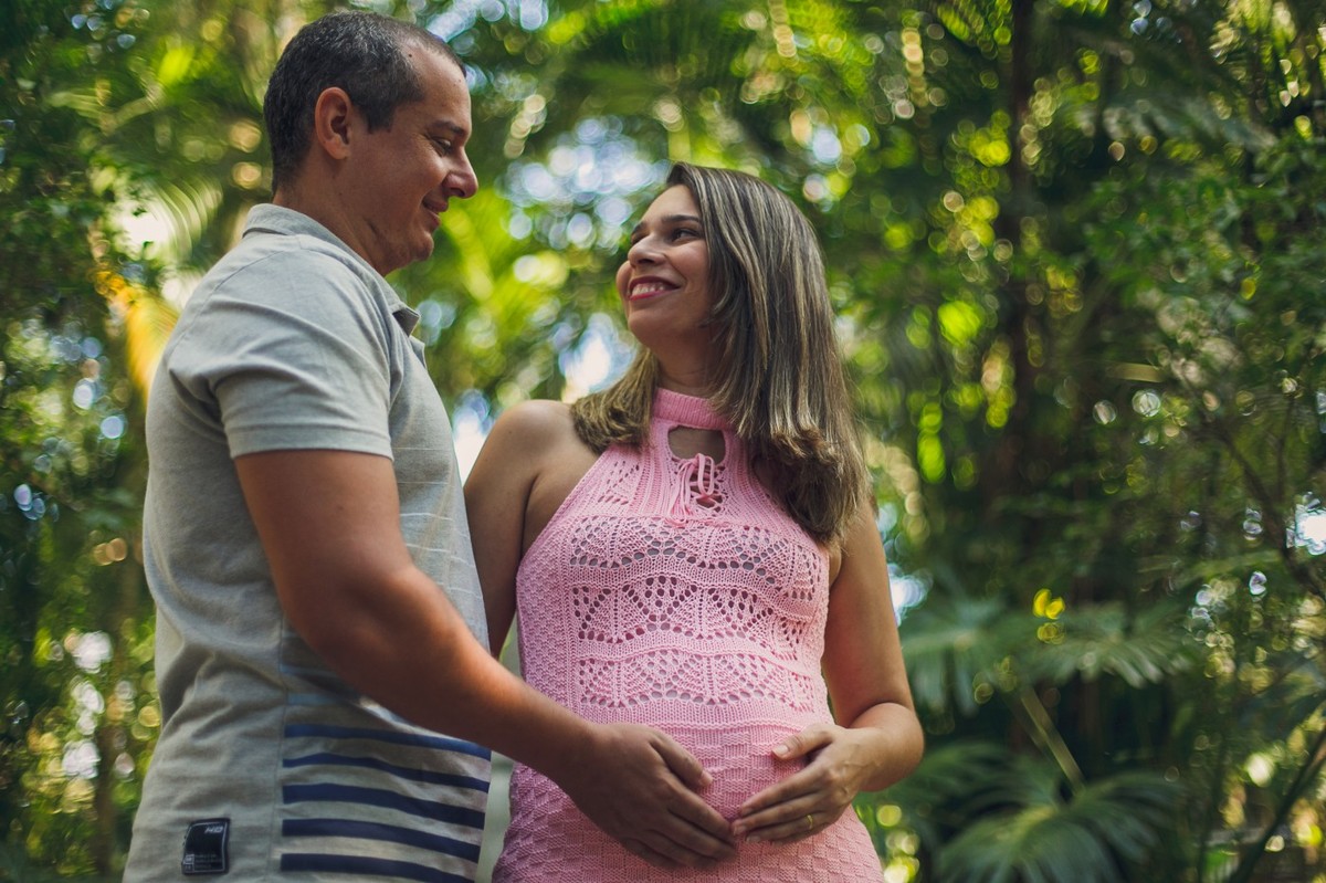 fotos de gestante no parque
