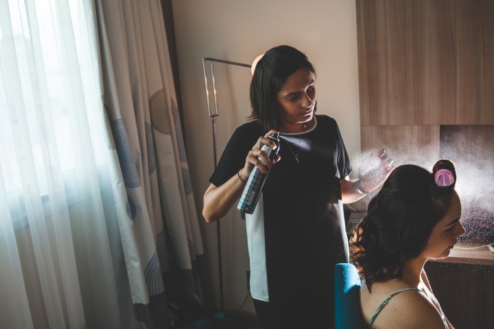 making of da noiva no hotel em santos