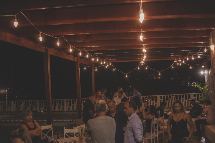iluminação no casamento