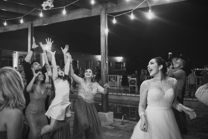 jogando o bouquet