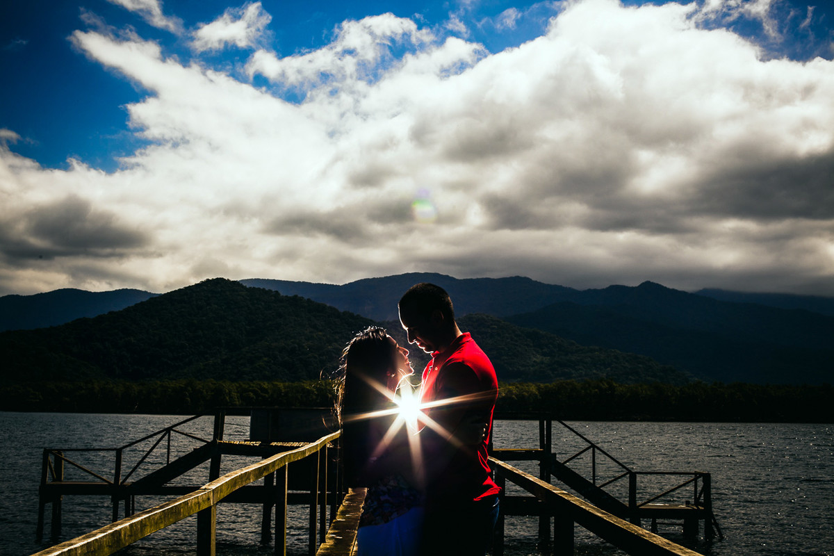 ensaio de casamento na praia de iporanga