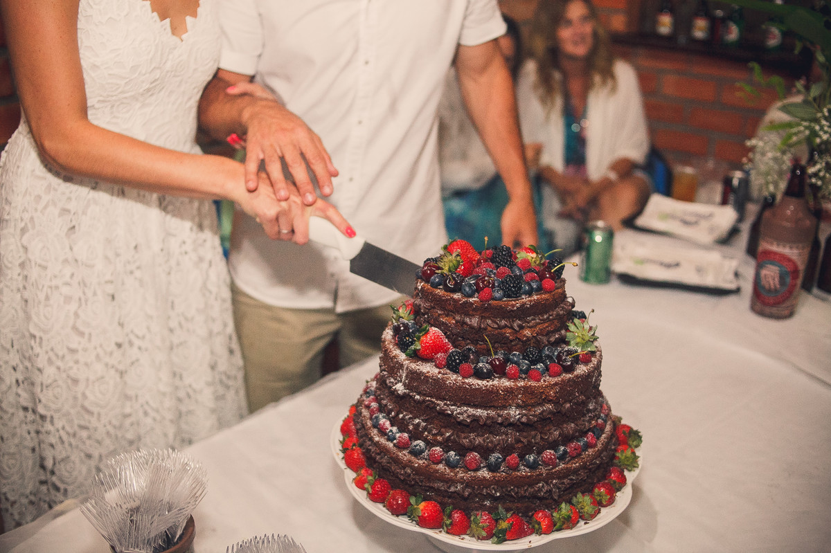 naked cake para casamento
