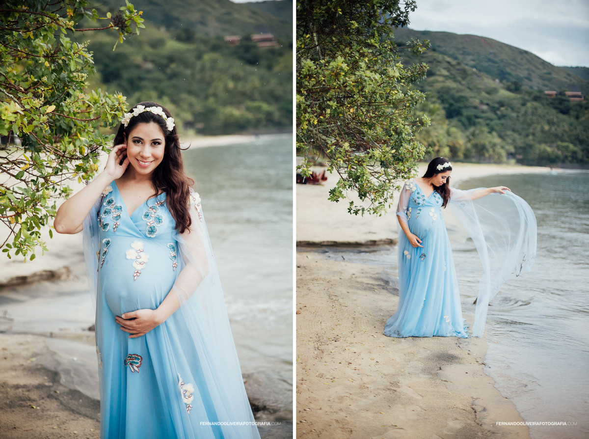 Sessão gestante da Camila em Ilhabela. A espera da bebê Lizzie. Gestação_mãe_grávida_gestante_ensaio_praia_cachoeira_sessão_fotos_fotografia_fernando_oliveira_fotografo