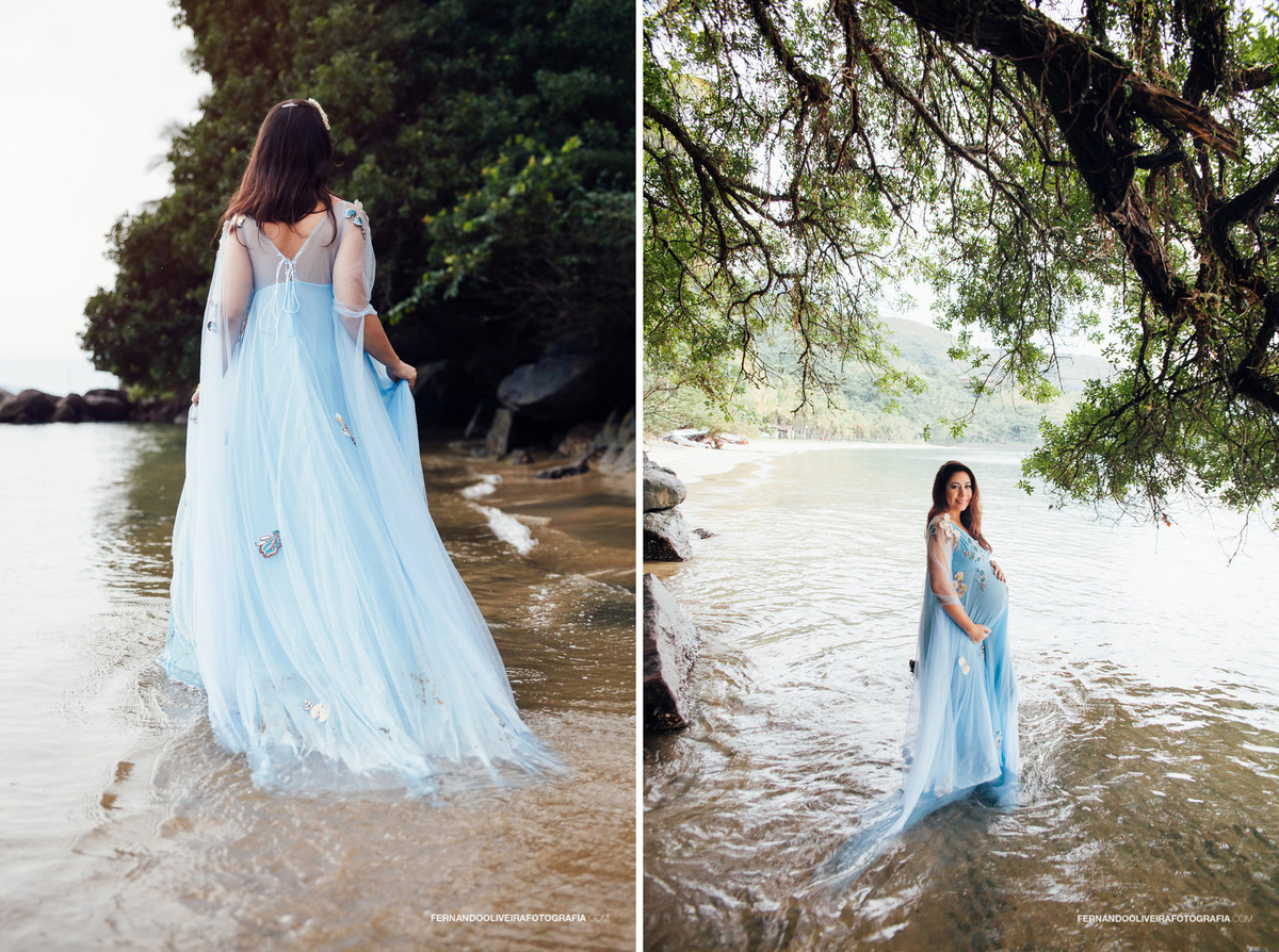 Sessão gestante da Camila em Ilhabela. A espera da bebê Lizzie. Gestação_mãe_grávida_gestante_ensaio_praia_cachoeira_sessão_fotos_fotografia_fernando_oliveira_fotografo