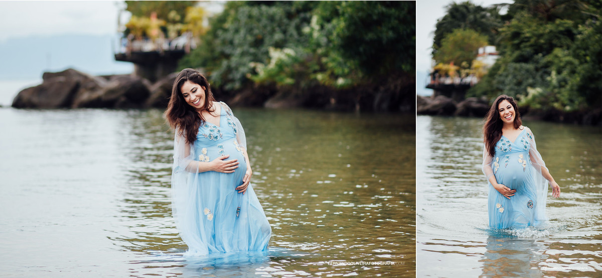 Sessão gestante da Camila em Ilhabela. A espera da bebê Lizzie. Gestação_mãe_grávida_gestante_ensaio_praia_cachoeira_sessão_fotos_fotografia_fernando_oliveira_fotografo