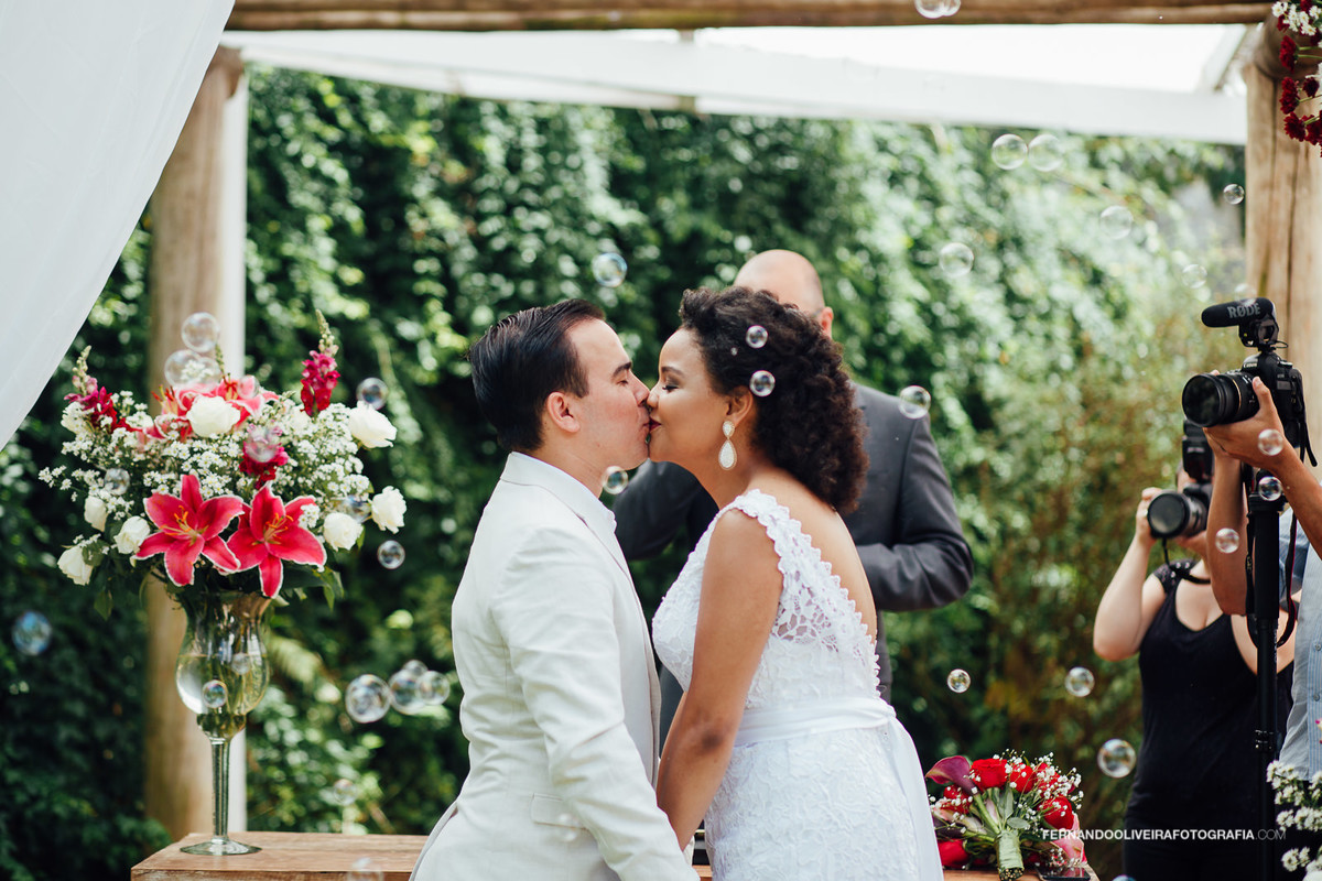 beijo de casamento