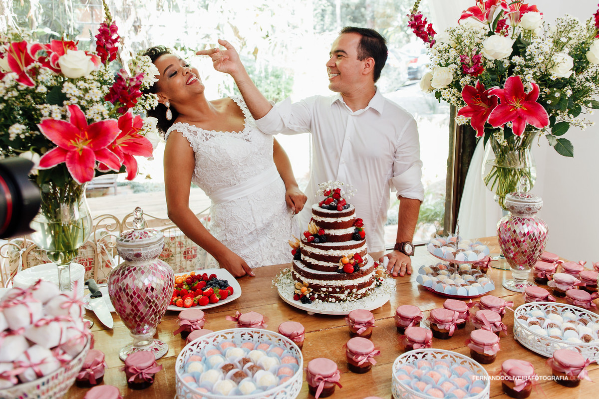mesa de casamento