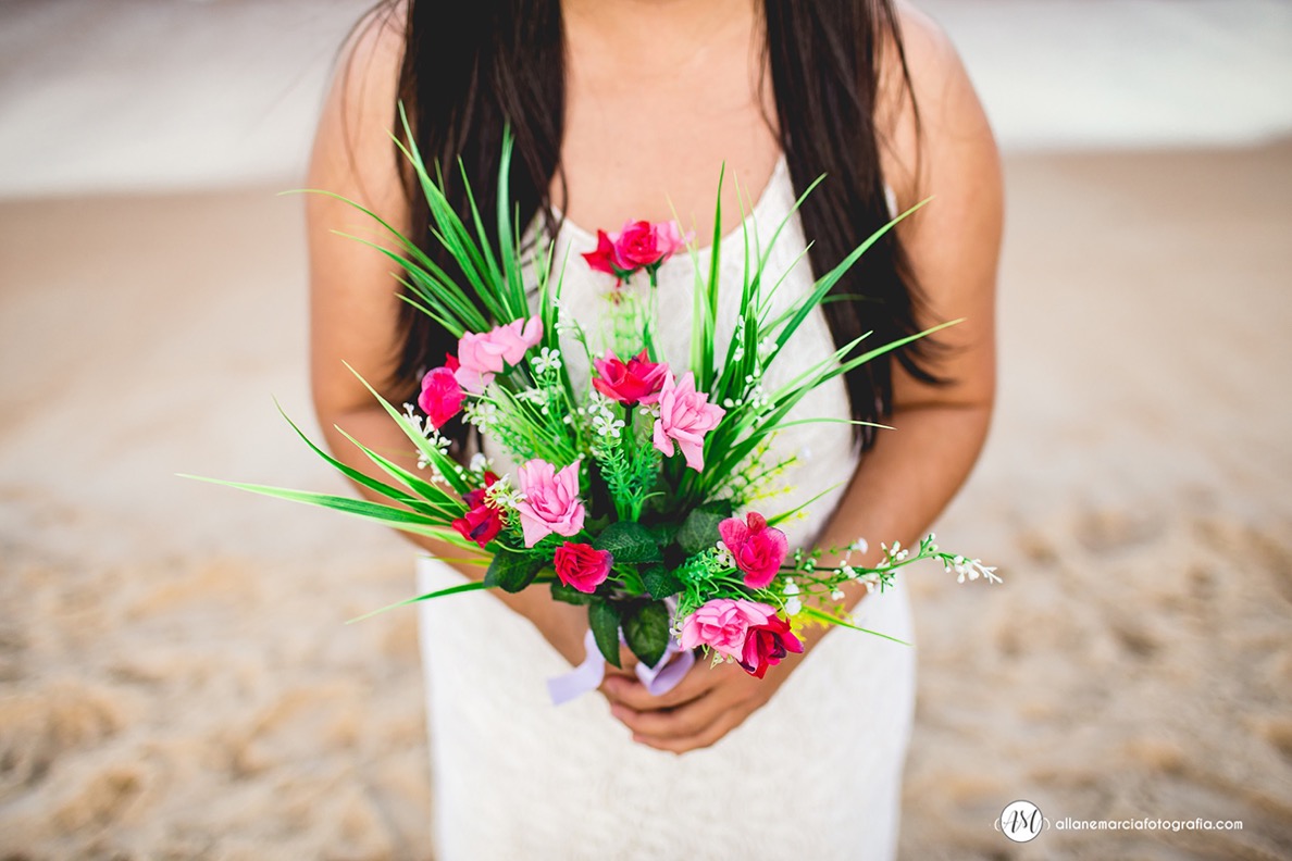 bouquet para ensaio de noiva