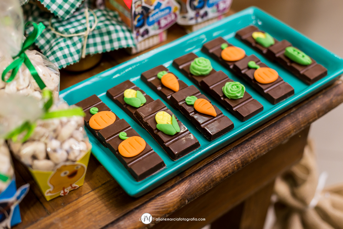 chocolate para festa infantil
