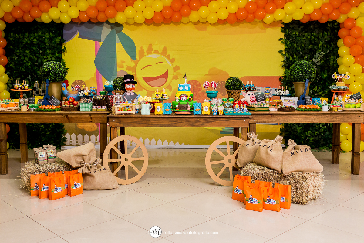 mesa do Bita para festa infantil