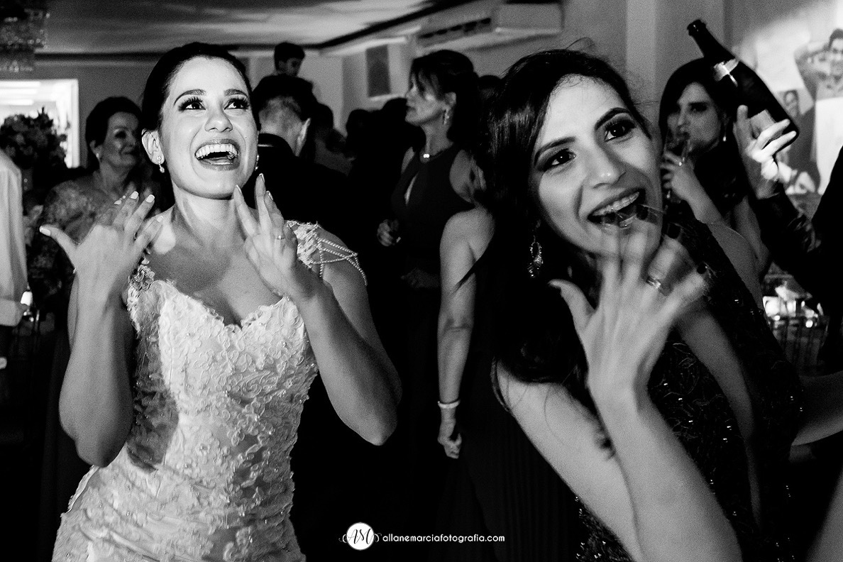 pista de dança com noiva