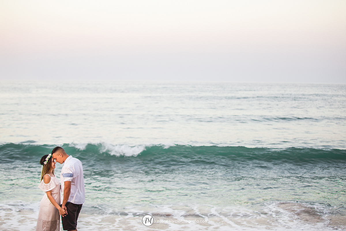 noivos na praia