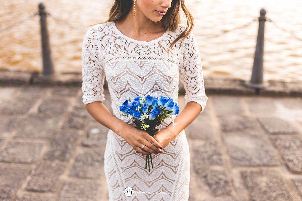 noiva com bouquet