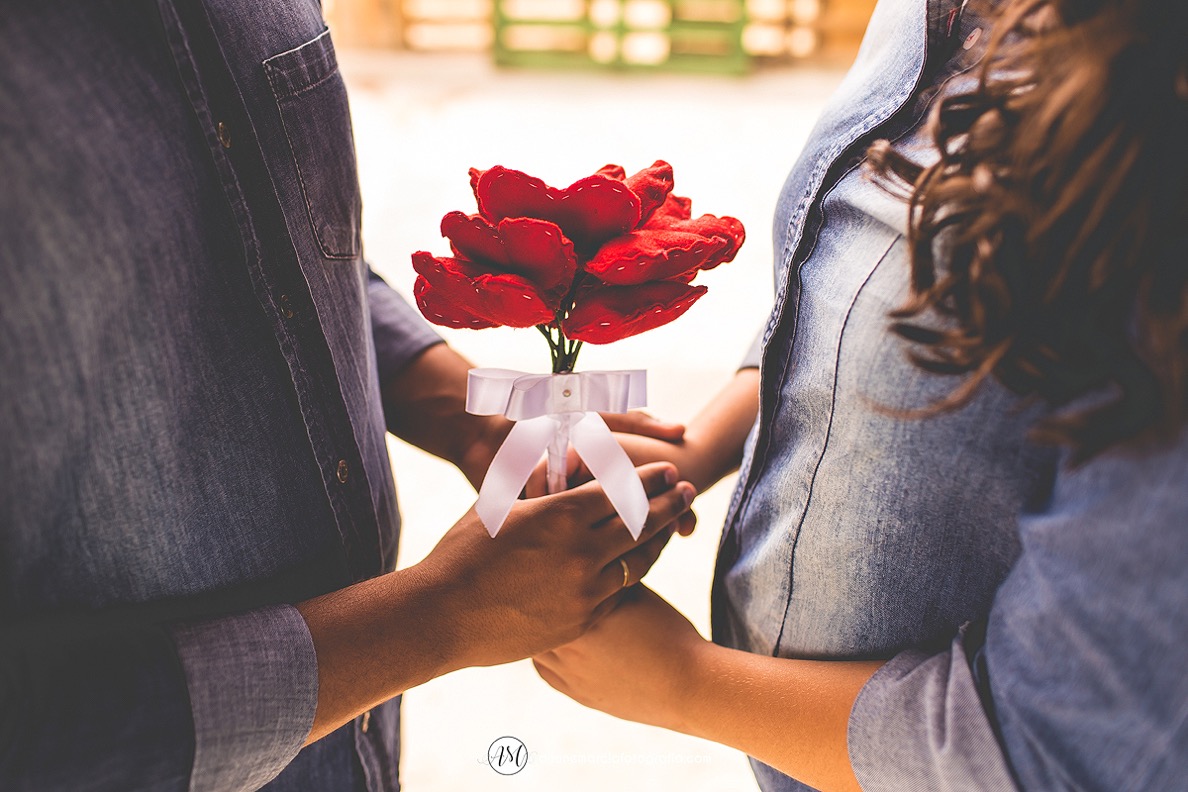 buque de noiva para ensaio pré-casamento