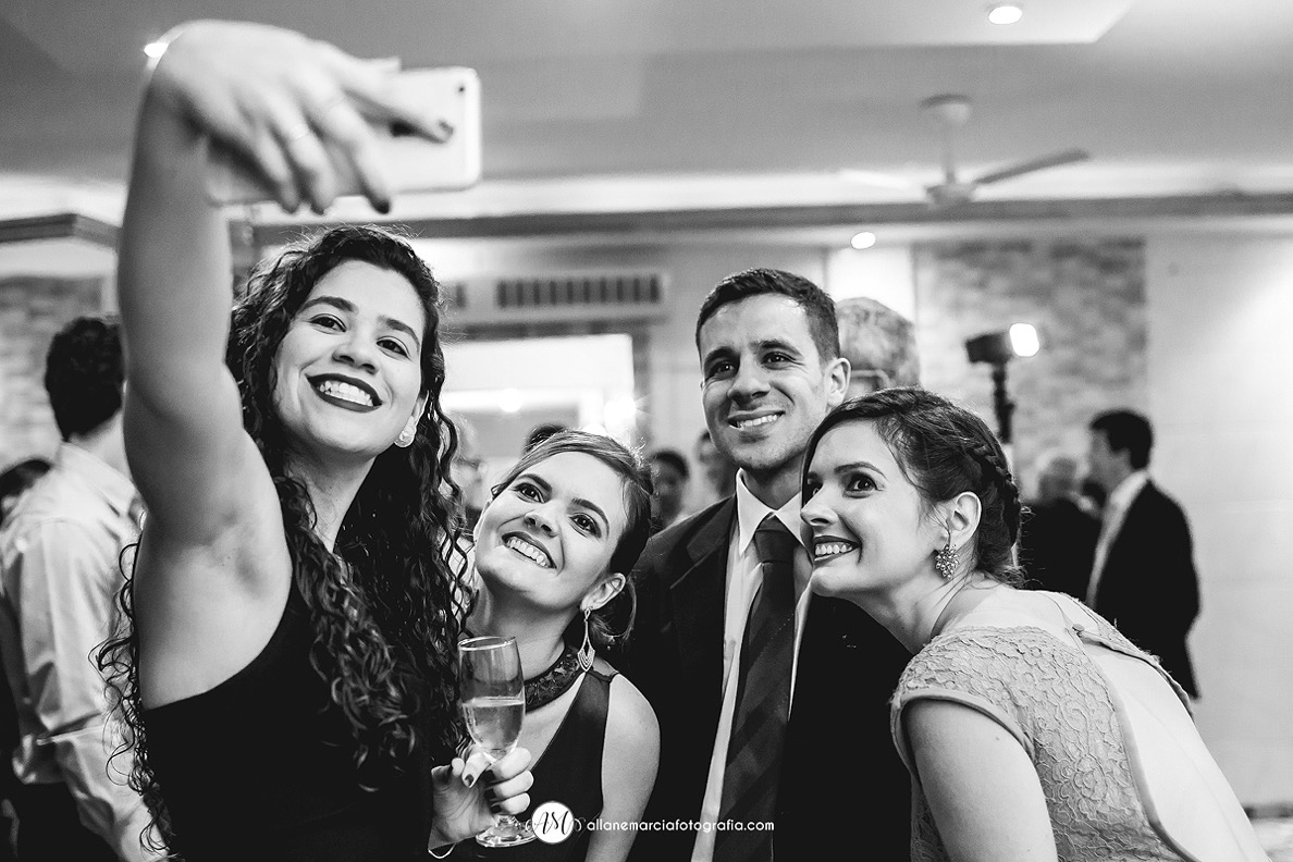 selfie na pista de dança