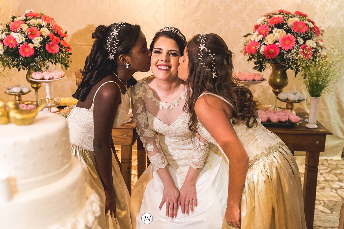 noiva e daminhas