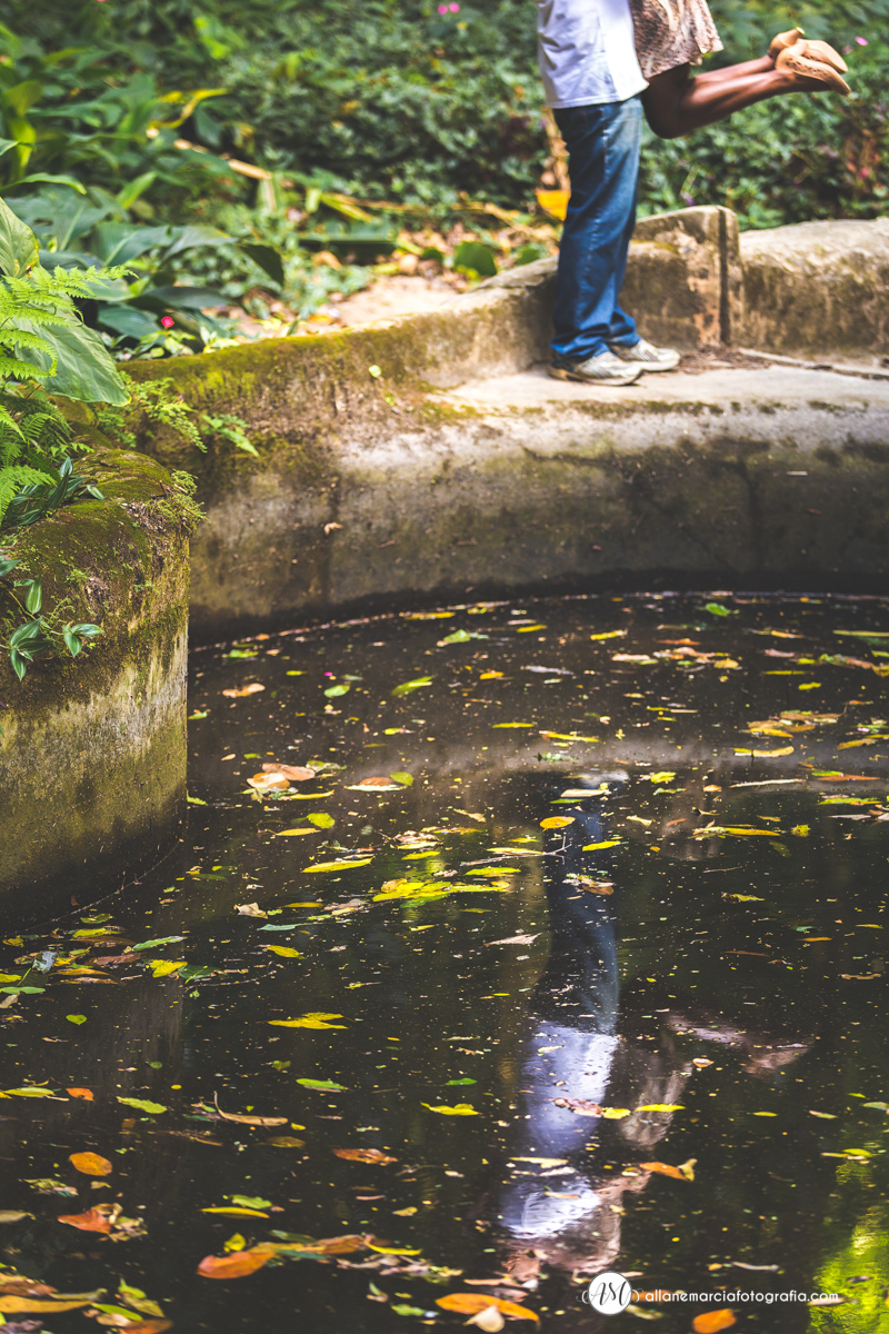 reflexo dos noivos