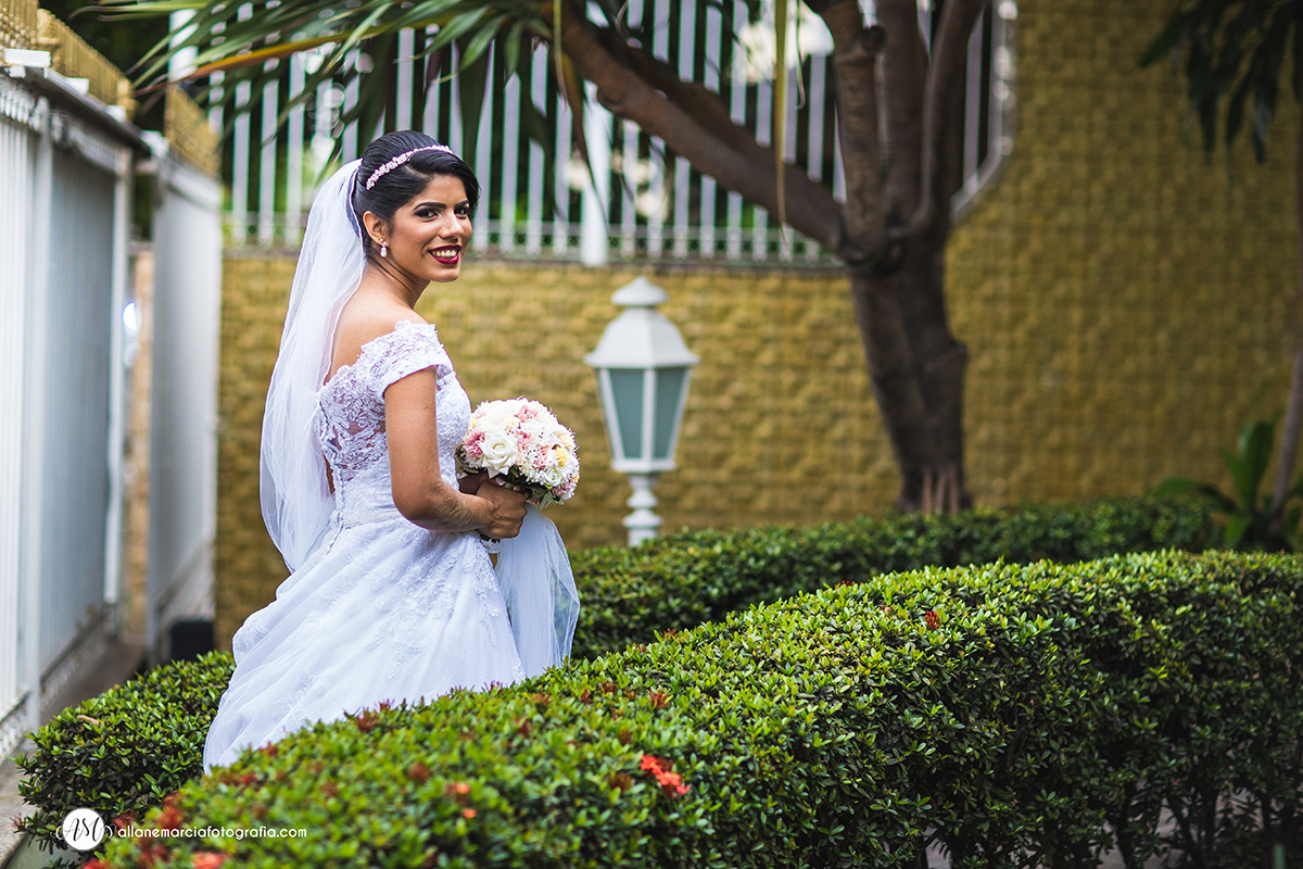 fotos da noiva no making of