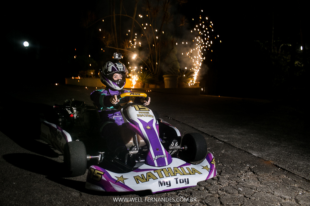 aniversario de 15 anos com kart