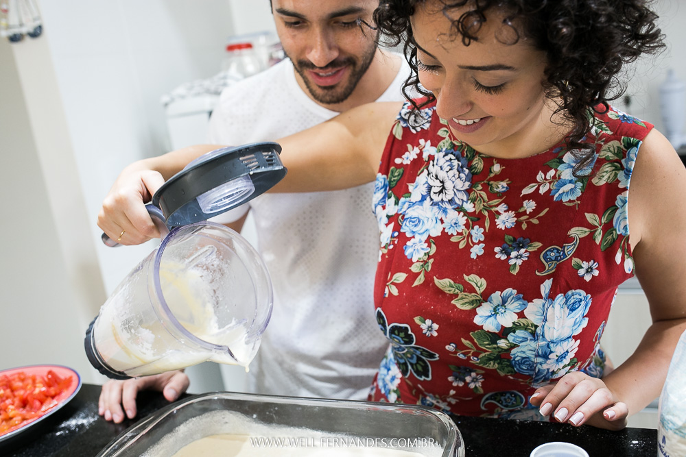 casal preparando o almoço