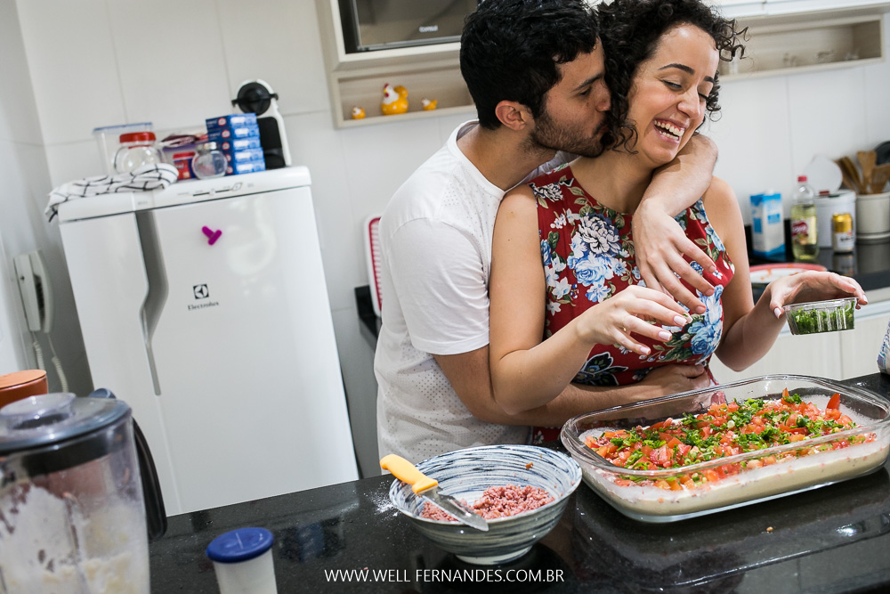 amor na cozinha