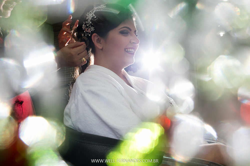 Noiva no seu making of