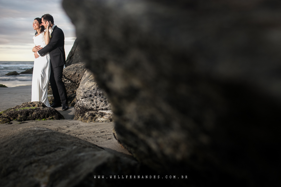 Casamento na praia - Pé na areia - Casar de dia