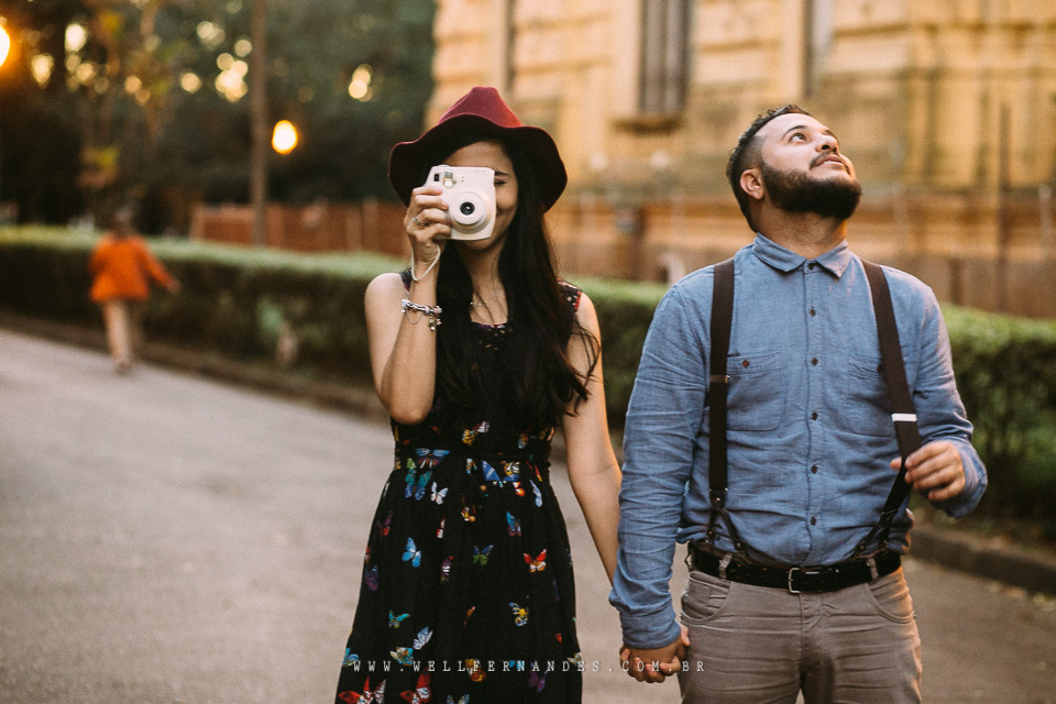 Ensaio de casal Vintage