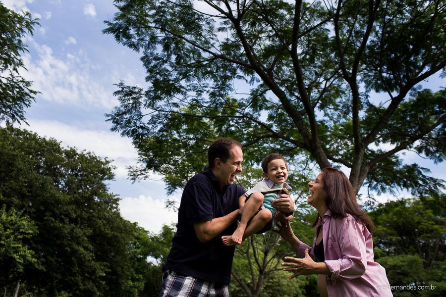 Ensaio Gestante e familia