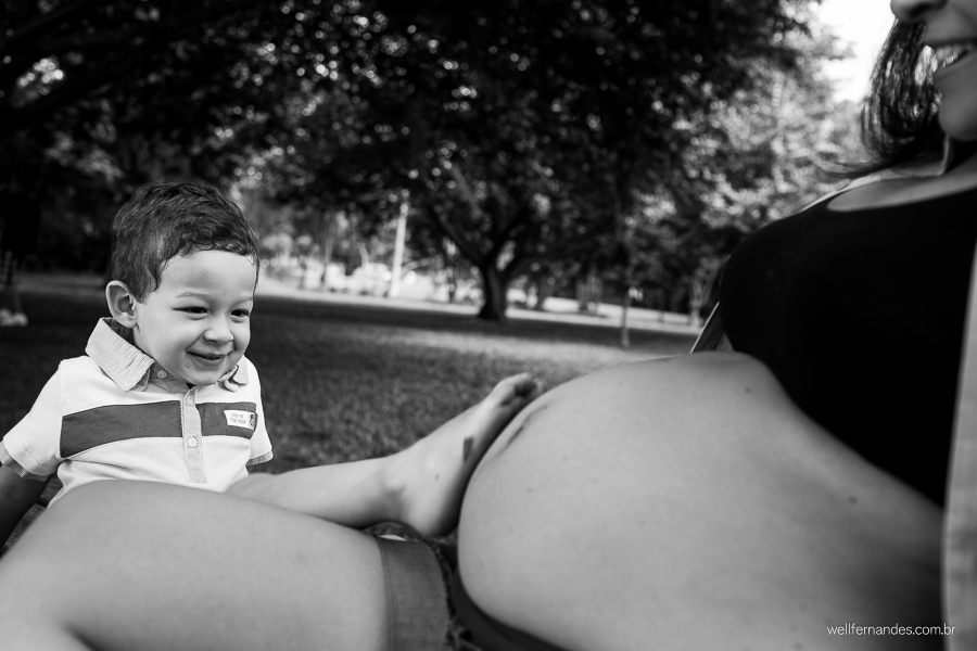 Ensaio Gestante e familia