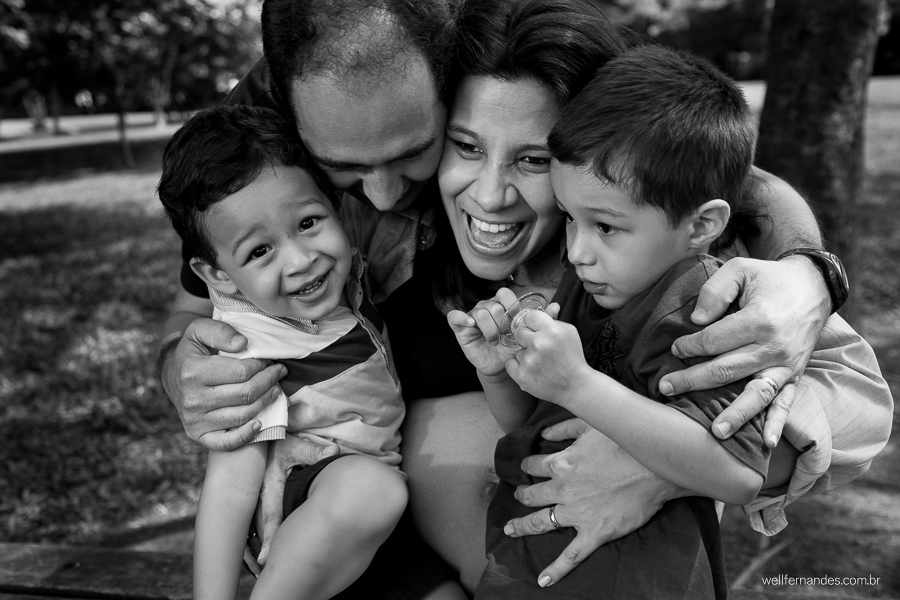 Ensaio Gestante e familia