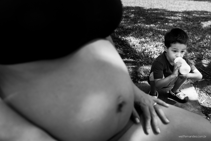 Ensaio Gestante e familia