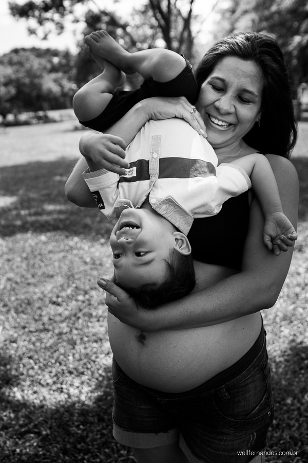 Ensaio Gestante e familia