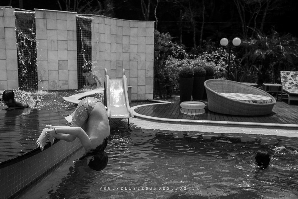 Fotografia de familia em preto e branco