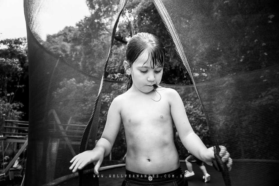 Fotografia de familia em preto e branco