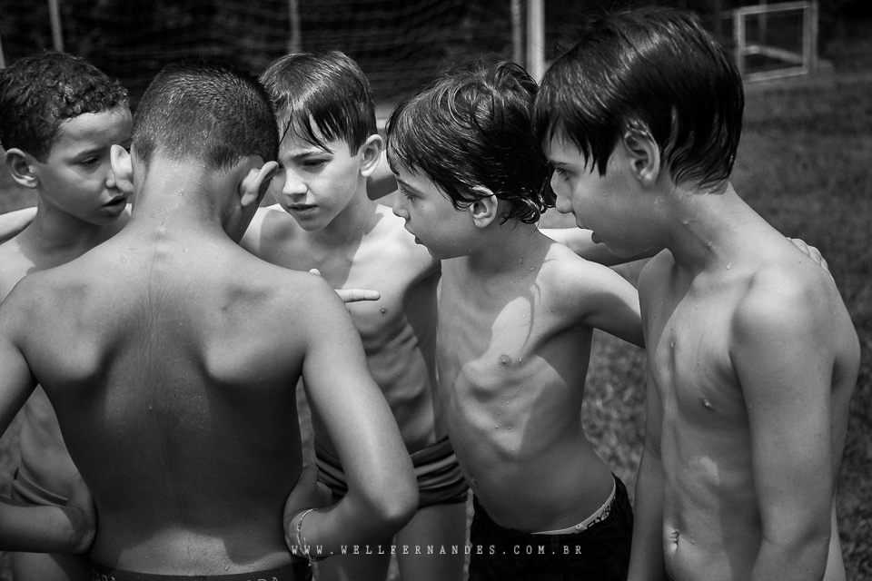 Fotografia de familia em preto e branco