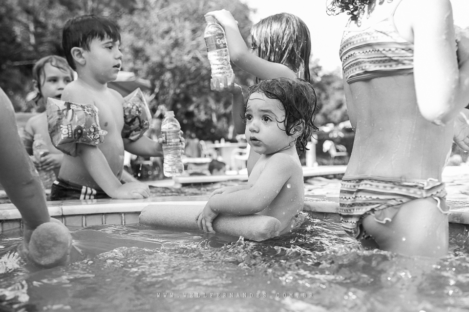 Fotografia de familia em preto e branco
