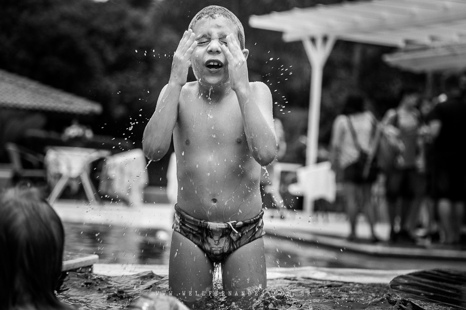 Fotografia de familia em preto e branco