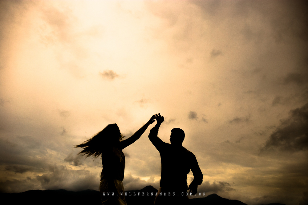 silhueta casal
