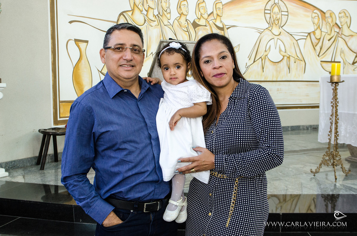 Batizado; fotografia de família