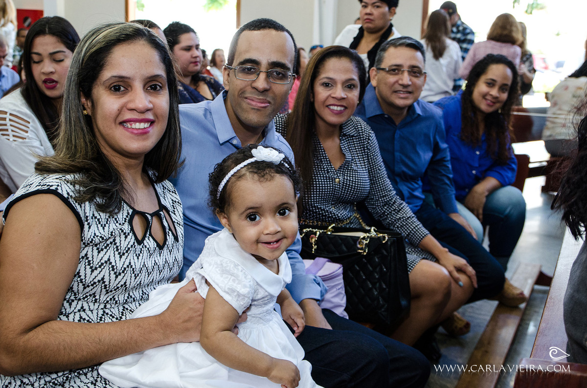 Batizado; fotografia de família