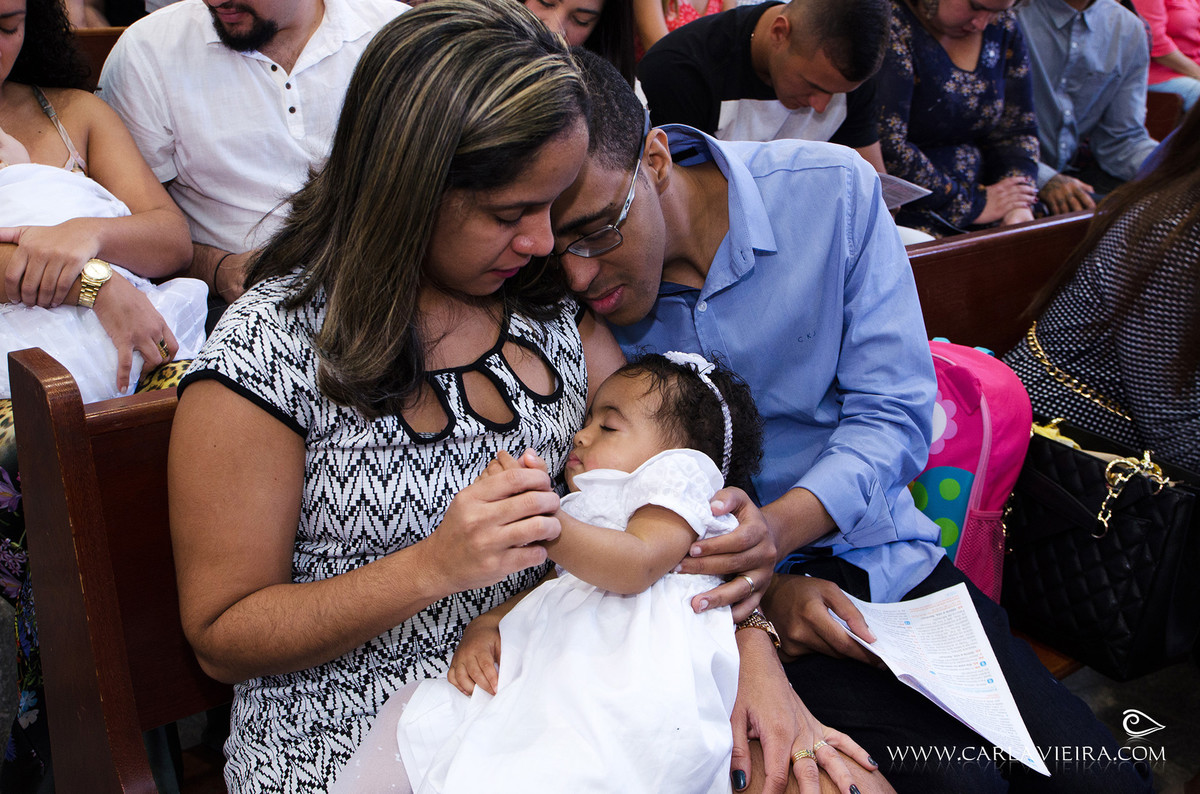 Batizado; fotografia de família