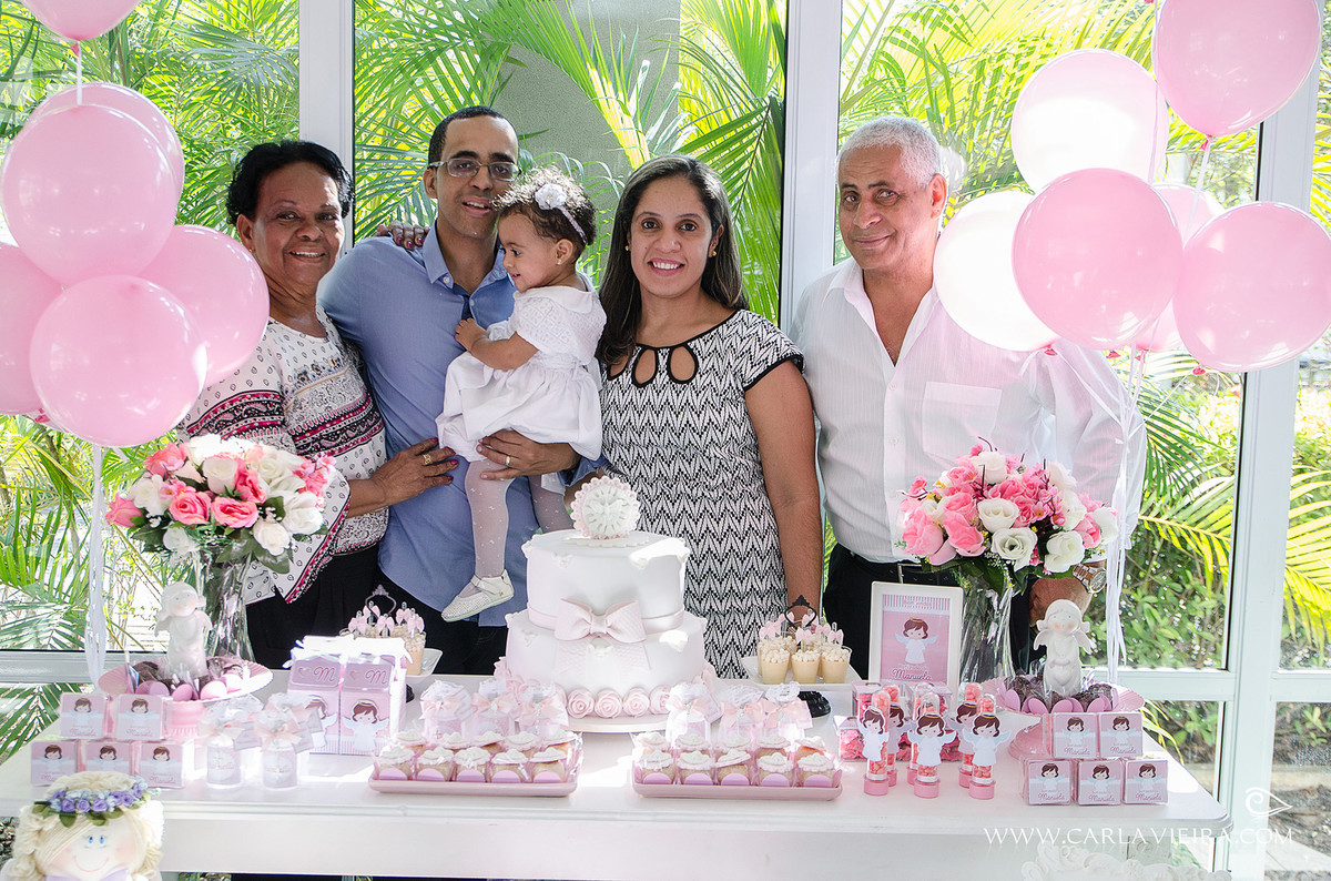 Batizado; fotografia de família