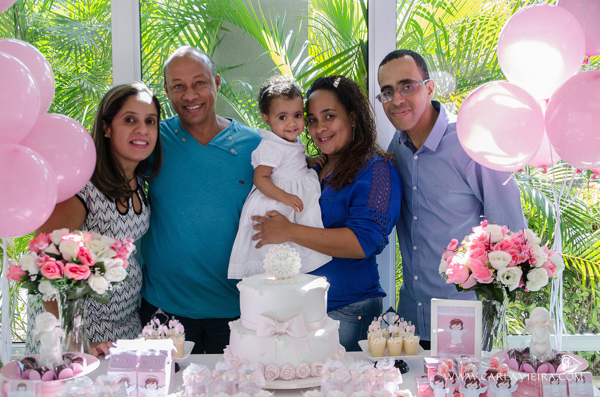 Batizado; fotografia de família